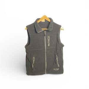 Boys RedHead charcoal Fleece Vest Size S